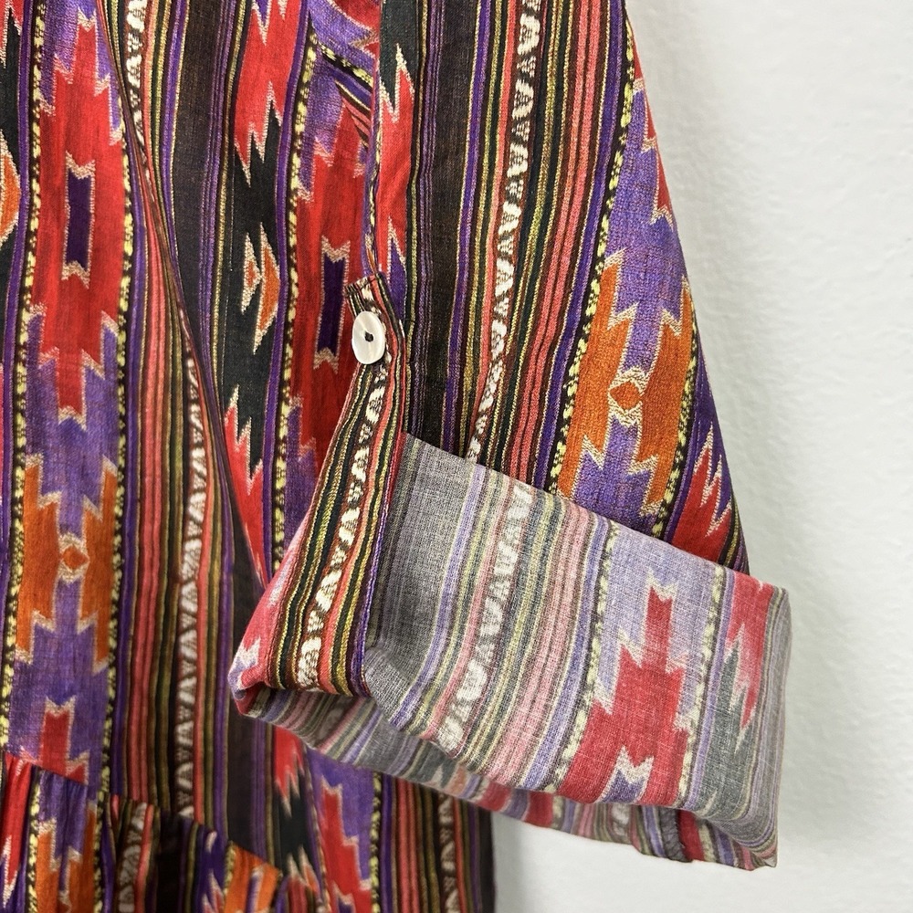 Ro's Garden Dress Mini‎ Multicolor Cotton Size M - Picture 10 of 15